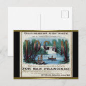 Logan Clipper Sailing Postkarte (Vorne/Hinten)