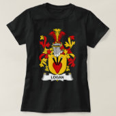 Logan Coat of Arms Familienwappen T-Shirt (Design vorne)