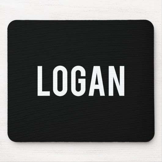 Logan - Cool New Funny Name Fan Gift Tee  Mousepad (Vorne)