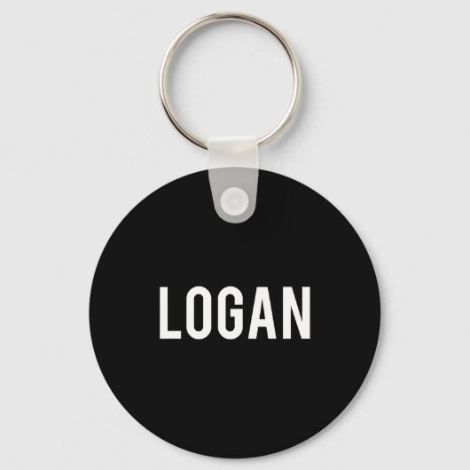 Logan - Cool New Funny Name Fan Gift Tee  Schlüsselanhänger (Vorderseite)