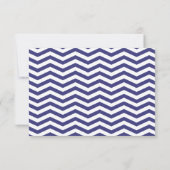 Logan & Derek UAWG | Graue BASIC WHITE PAPER RSVP Karte (Rückseite)