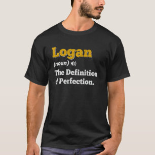 Logan Gift Name Personalisiert Geburtsname Definit T-Shirt