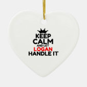 LOGAN KERAMIK ORNAMENT (Vorne)