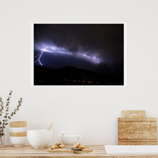 Logan Lightning Poster (Küche)