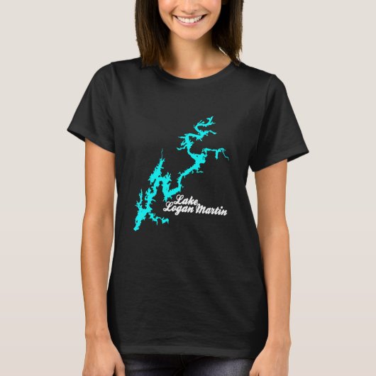 Logan Martin Lake - Alabama T-Shirt (Vorderseite)