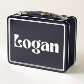 Logan Metall Brotdose (Rückseite)