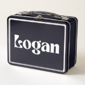 Logan Metall Brotdose (Vorderseite)