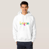 Logan Name für Kinder Babys Erwachsene Logan Hoodie (Vorne ganz)