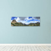 Logan Pass Panorama - Glacier National Park Leinwanddruck (Insitu (Holzboden))
