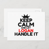 LOGAN POSTKARTE (Vorne/Hinten)