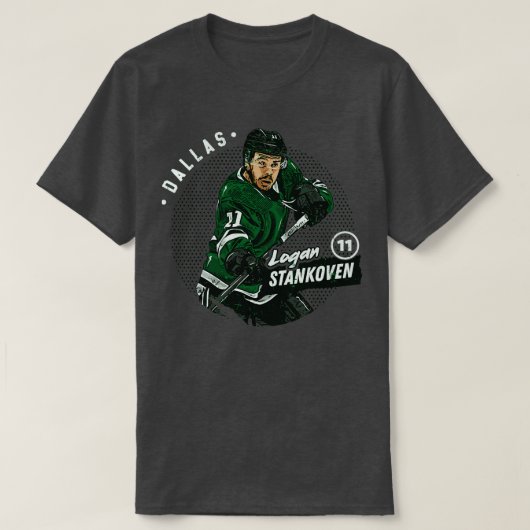 Logan Stankoven Dallas Dots TShirt 1 (Design vorne)