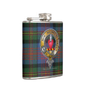 Logan Tartan & Abzeichen Flachmann (Rechts)