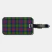 Logan Tartan Kariert Luggage Tag Gepäckanhänger (Rückseite horizontal)