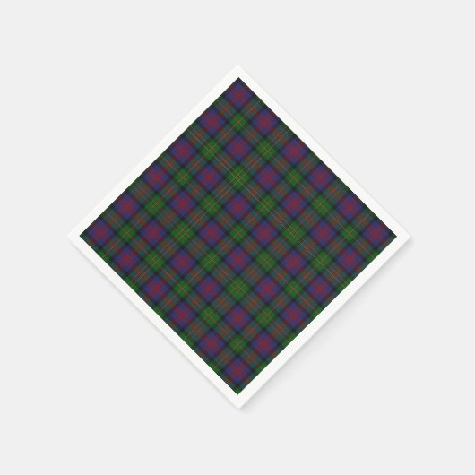 Logan Tartan Kariert Paper Napkins Serviette (Ecke)