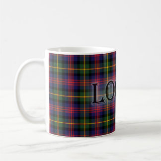 Logan Tartan mit dem Nachnamen Kaffeetasse