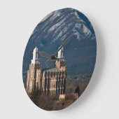 Logan Temple Große Wanduhr (Winkel)