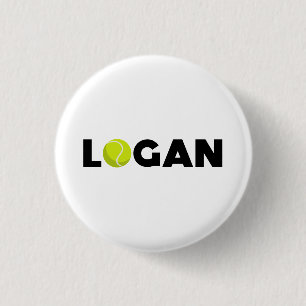 Logan Tennis Button