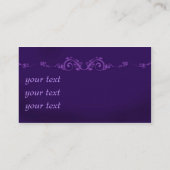 Logan u. Beere Visitenkarte (Rückseite)