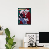 Logan und Santa Poster (Heimbüro)