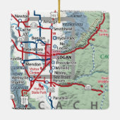 Logan Utah Keramikornament (Rückseite)