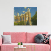 Logan Utah Temple Painting™ LDS Wall Art Leinwand (Insitu (Wohnzimmer))