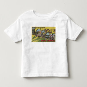 Logan, West Virginia - große Buchstabe-Szenen Kleinkind T-shirt