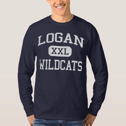 Logan - Wildkatzen - Senior - Logan West Virginia T-Shirt (Vorderseite)