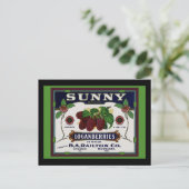 Loganberry Postkarte (Stehend Vorderseite)