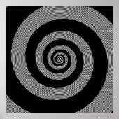 Logarithmic Spiral Over Linear Spiral Poster (Vorne)