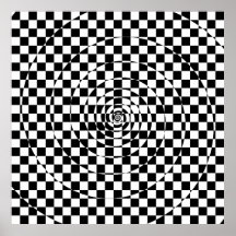 Logarithmische Spirale Schachbrettmuster