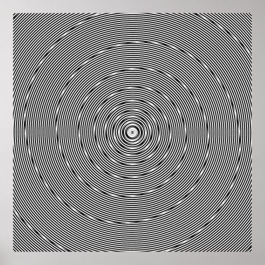 Logarithmische und lineare Spirale Kombination var Poster (Vorne)