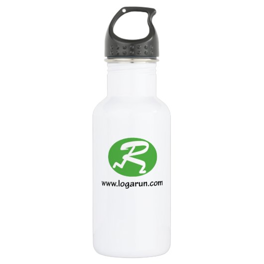 Logarun.com Trinkflasche (Vorderseite)