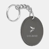 LOGBIRD — Acrylschlüsselanhänger Schlüsselanhänger (Vorderseite links)