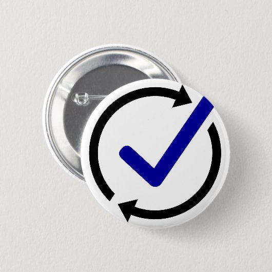 LogCheck Knopf Button (Vorne & Hinten)