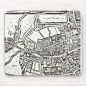 Loggans Karte von Oxford, Ostblatt Mousepad (Vorne)