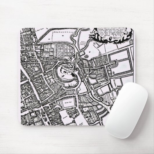 Loggans Karte von Oxford, Western-Blatt Mousepad (Mit Mouse)