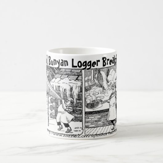 "Logger Breakfast, Paul Bunyan style" Kaffeetasse (Mittel)