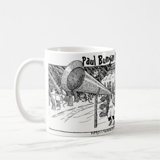 "Logger Breakfast, Paul Bunyan style" Kaffeetasse (Links)