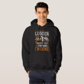 Logger Ich höre nicht auf, wenn ich müde bin Lumbe Hoodie (Vorne ganz)