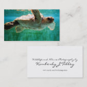 Loggerhead #1 Mini Print Visitenkarte (Vorne/Hinten)
