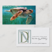 Loggerhead #2 Mini Print Visitenkarte (Vorne/Hinten)