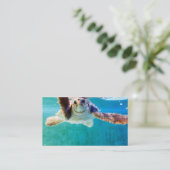 Loggerhead #4 Mini Print Visitenkarte (Stehend Vorderseite)