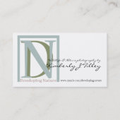 Loggerhead #5 Mini Print Visitenkarte (Rückseite)