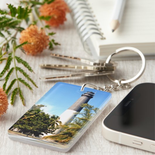 Loggerhead Key Lighthouse, Dry Tortugas Florida Schlüsselanhänger (Vorderseite rechts)