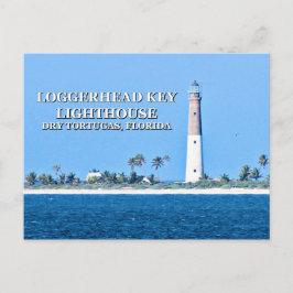 Loggerhead Key Lighthouse, Florida Postcard Postkarte