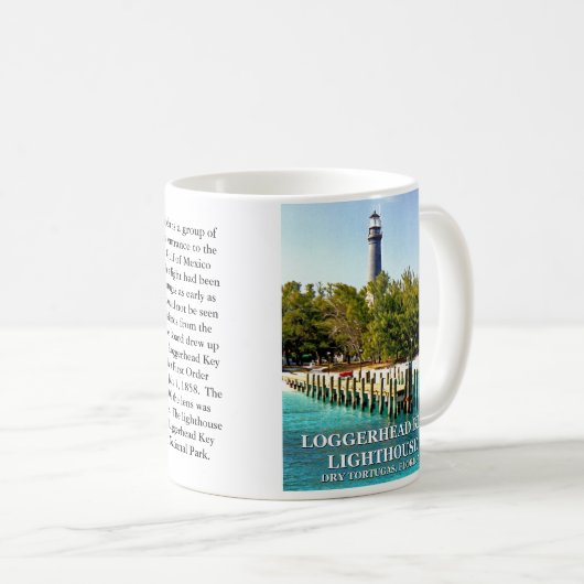 Loggerhead Key Lighthouse, Geschichte Tasse Florid (VorderseiteRechts)