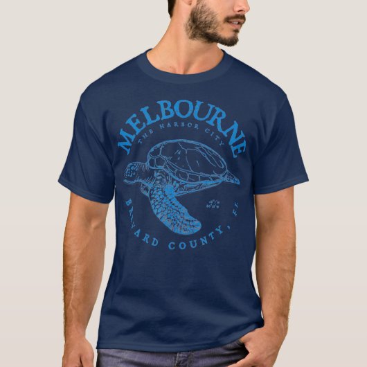 Loggerhead Melbourne Turtle Gift für Florida und T-Shirt (Vorderseite)