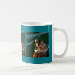 Loggerhead Sea Turtle Artistic Portrait Kaffeetasse