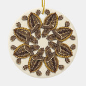 Loggerhead Sea Turtle Hatchlings Keramik Ornament (Vorne)