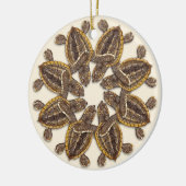 Loggerhead Sea Turtle Hatchlings Keramik Ornament (Links)